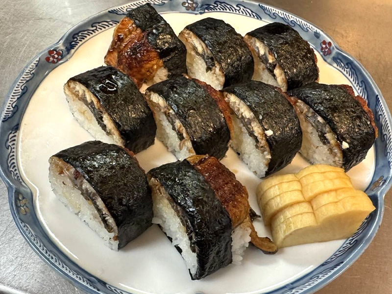 鰻の棒寿司